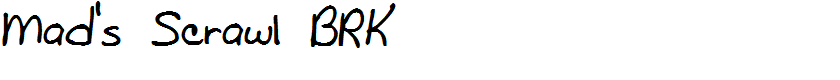 Mad's Scrawl BRK
