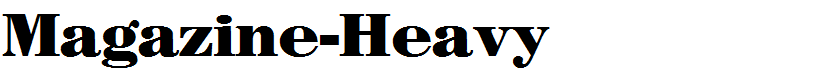 Magazine-Heavy