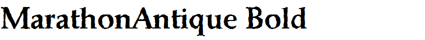 MarathonAntique Bold