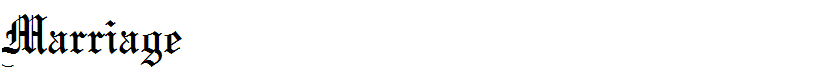 Marriage