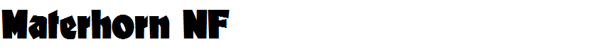 Materhorn NF