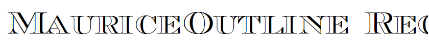 MauriceOutline Regular