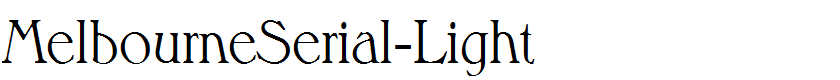 MelbourneSerial-Light