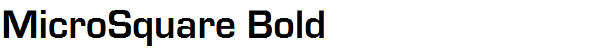 MicroSquare Bold