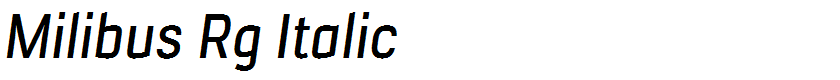 Milibus Rg Italic