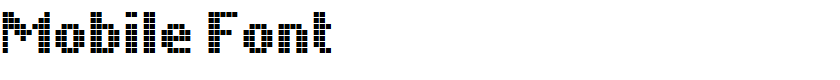 Mobile Font