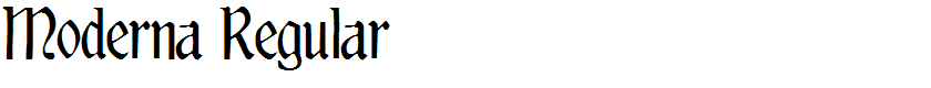 Moderna Regular