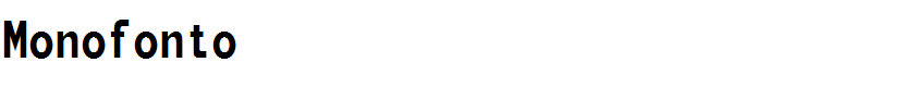 Monofonto