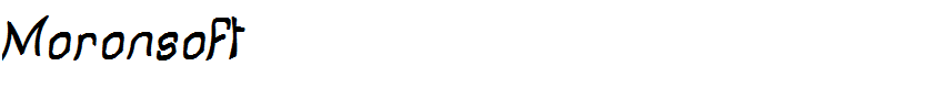 Moronsoft