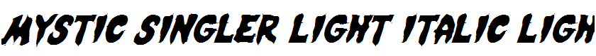 Mystic Singler Light Italic Light Italic