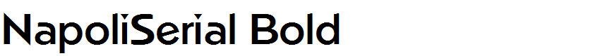 NapoliSerial Bold