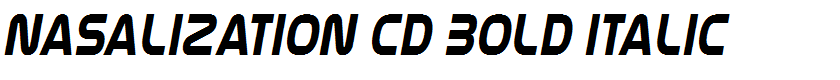 Nasalization Cd Bold Italic