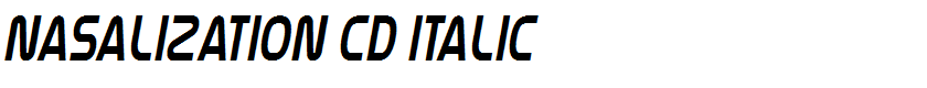 Nasalization Cd Italic