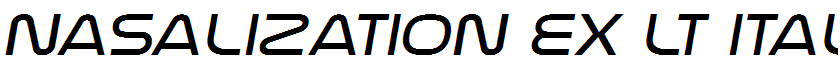 Nasalization Ex Lt Italic