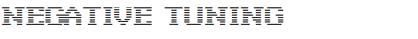 Negative Tuning