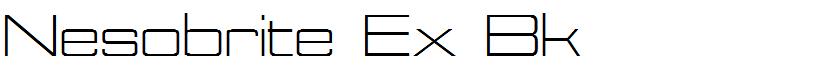 Nesobrite Ex Bk