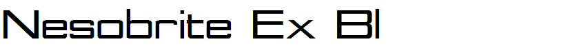 Nesobrite Ex Bl