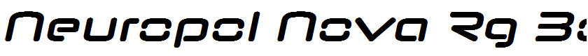 Neuropol Nova Rg Bold Italic