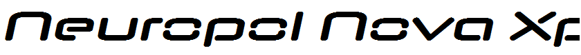 Neuropol Nova Xp Bold Italic