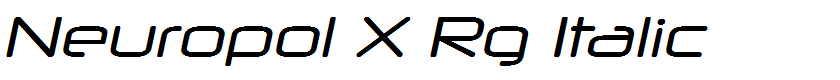 Neuropol X Rg Italic
