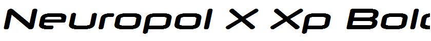 Neuropol X Xp Bold Italic