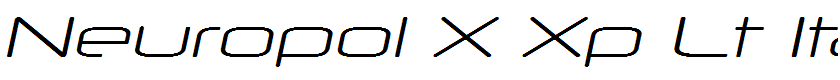 Neuropol X Xp Lt Italic
