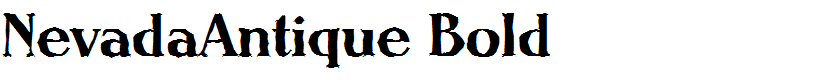 NevadaAntique Bold