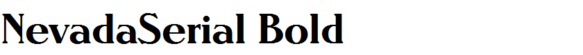 NevadaSerial Bold