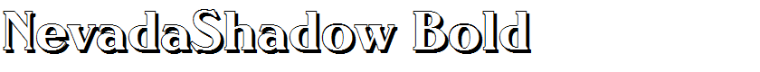 NevadaShadow Bold
