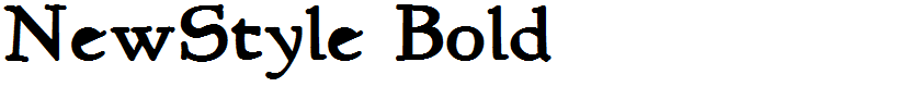 NewStyle Bold