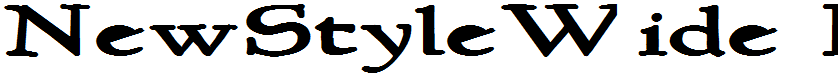 NewStyleWide Bold