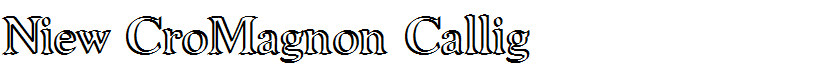 Niew CroMagnon Callig