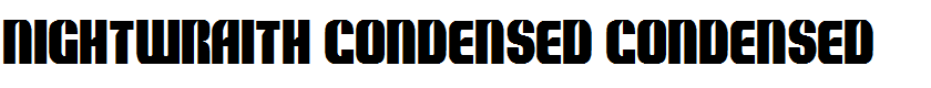 Nightwraith Condensed Condensed