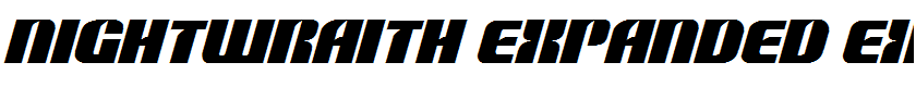Nightwraith Expanded Expanded Italic