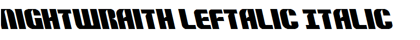 Nightwraith Leftalic Italic