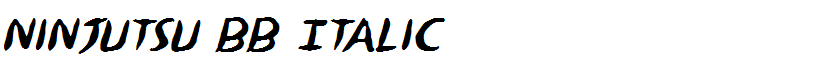 Ninjutsu BB Italic