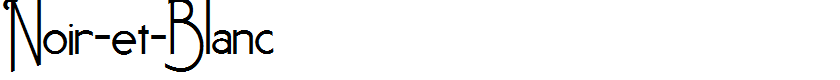 Noir-et-Blanc