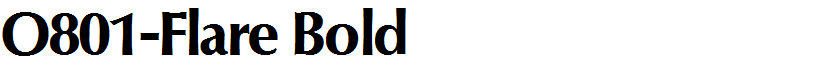 O801-Flare Bold