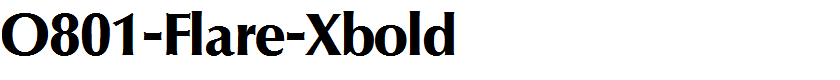 O801-Flare-Xbold