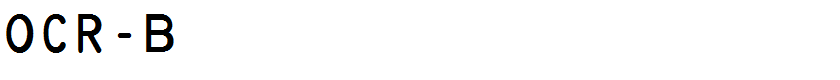 OCR-B