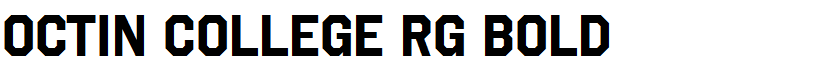 Octin College Rg Bold