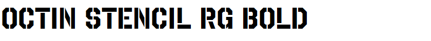 Octin Stencil Rg Bold