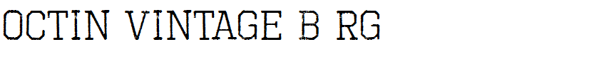 Octin Vintage B Rg