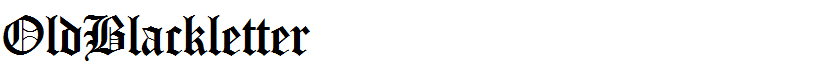 OldBlackletter