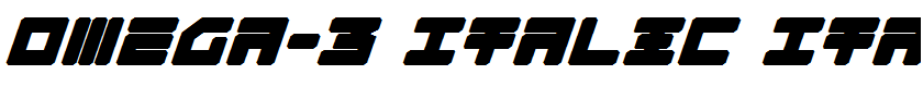 Omega-3 Italic Italic