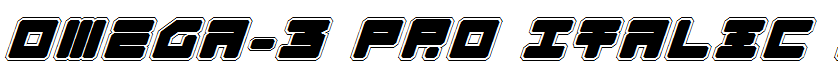 Omega-3 Pro Italic Italic