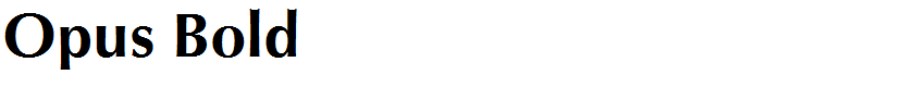 Opus Bold