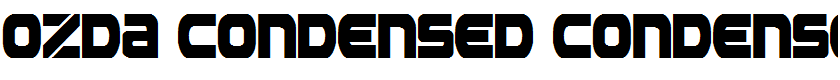 Ozda Condensed Condensed
