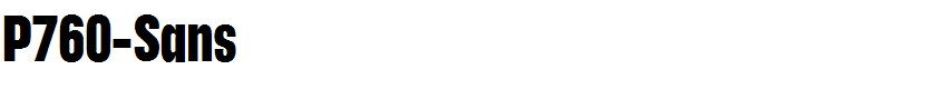 P760-Sans