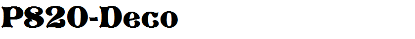 P820-Deco